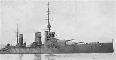 HMS Lion, flagship of the Battlecruiser Squadron, British Grand Fleet. 