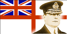 Admiral Sir David Beatty, Commander of the British Grand Fleet Battlecruisers